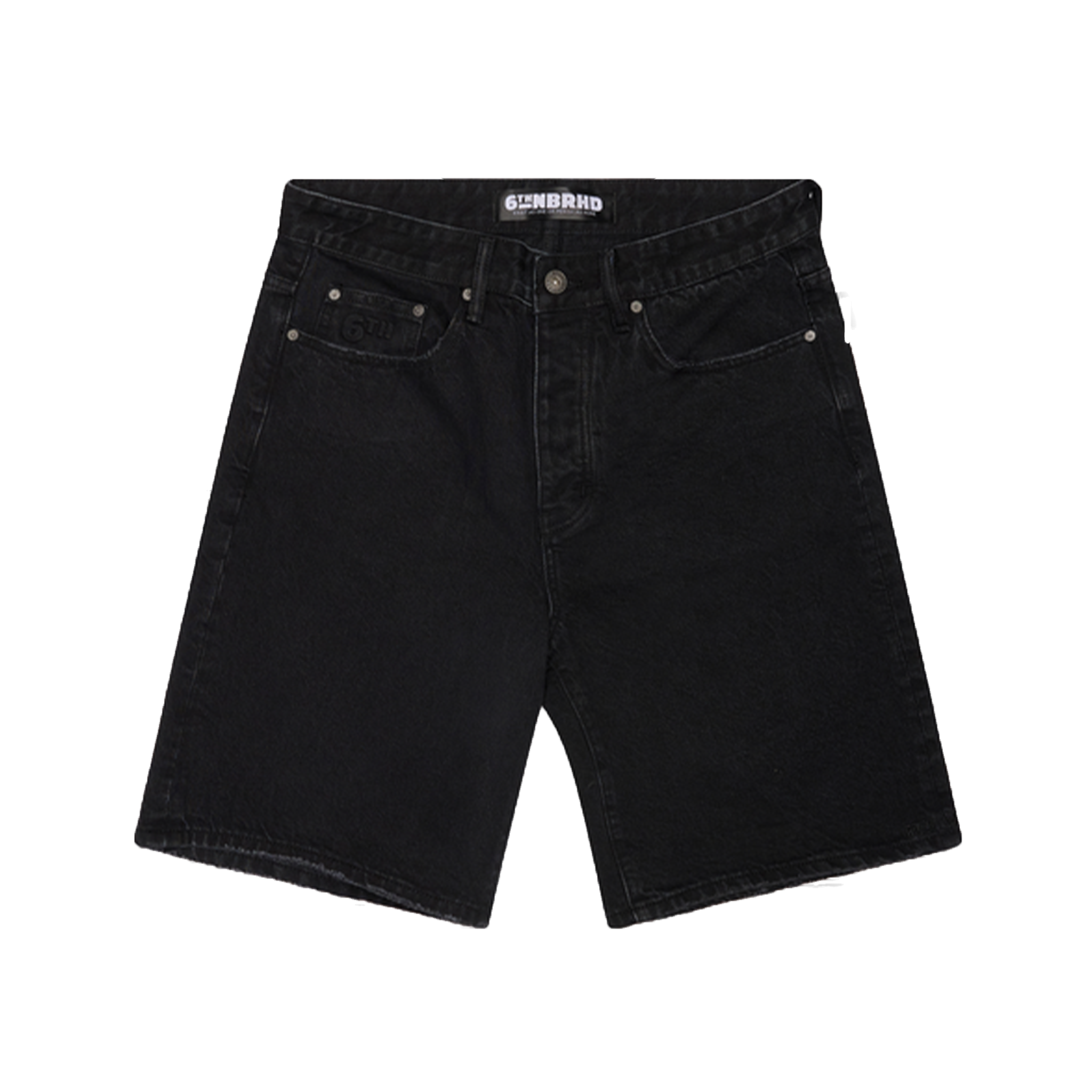 6thNBRHD - "District" Denim Shorts