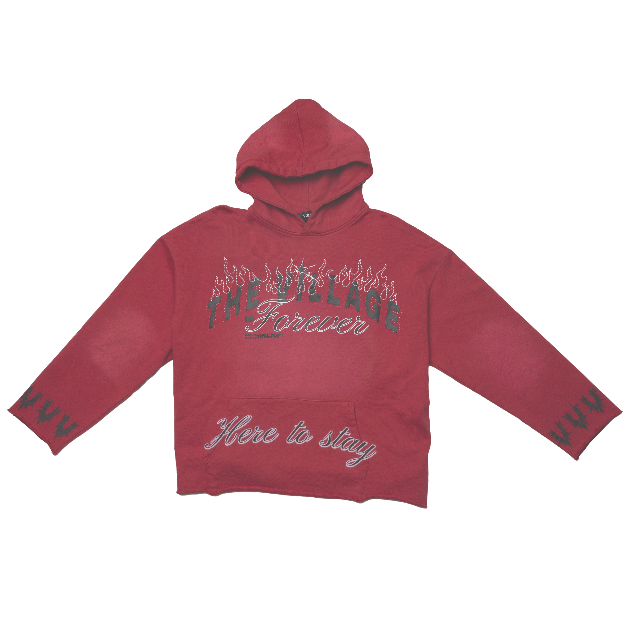 Village - Here to Stay Cropped Hoodie