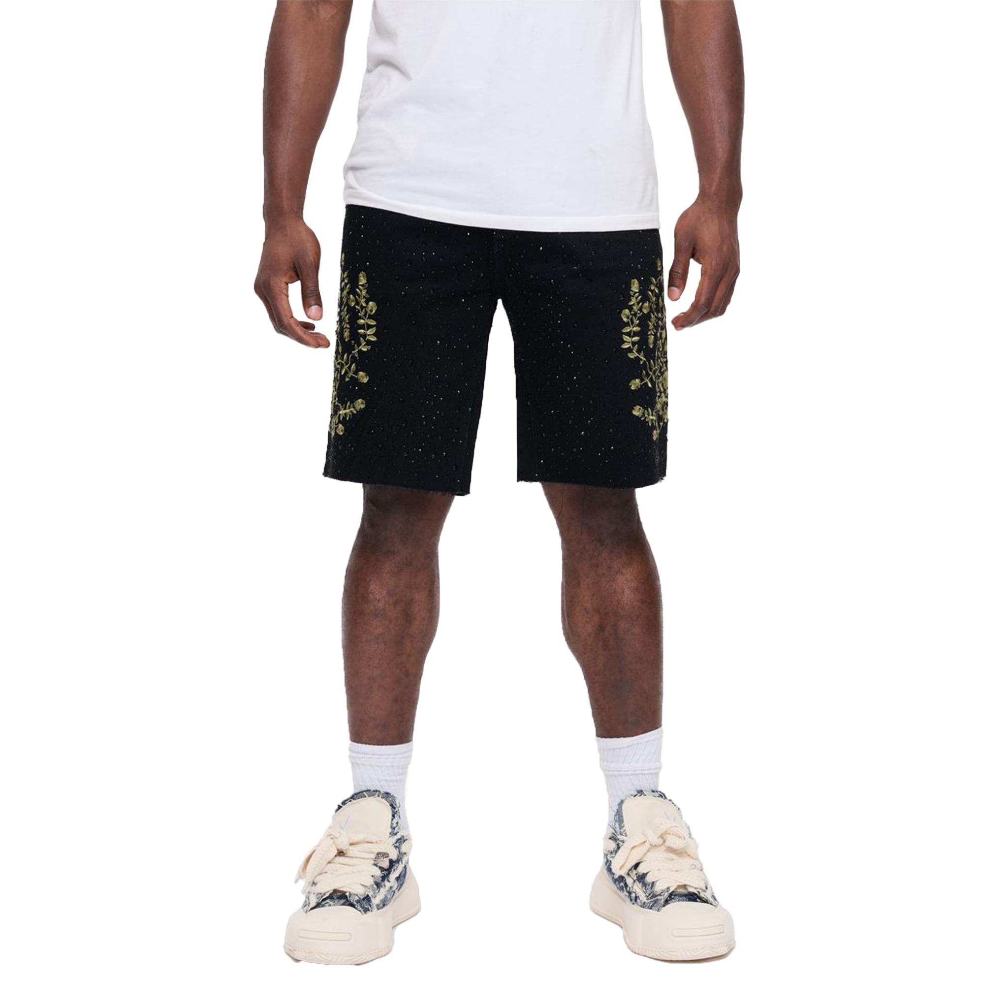 Valabasas - "written" Denim Shorts