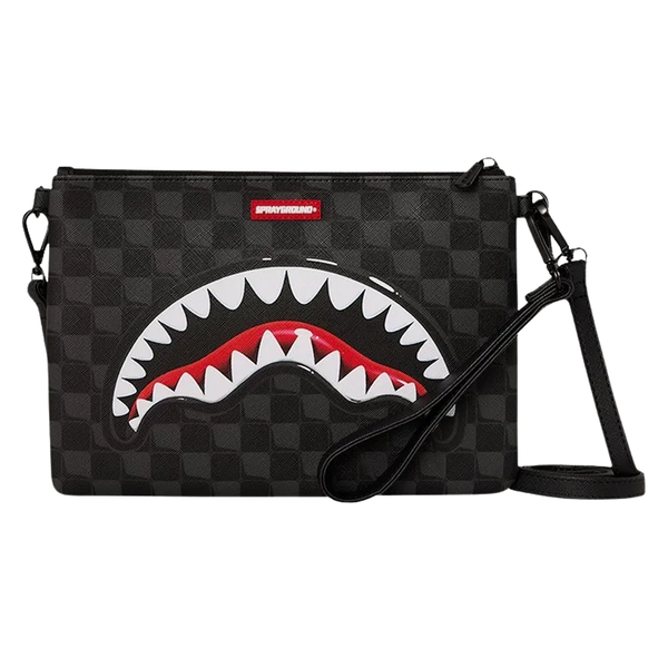 【超美品】BRIEFING GOLF　パックロゴパーカー　ブラック　星条旗刺繍M Sprayground - Sharks in Paris Balloon Black Crossover Clutch