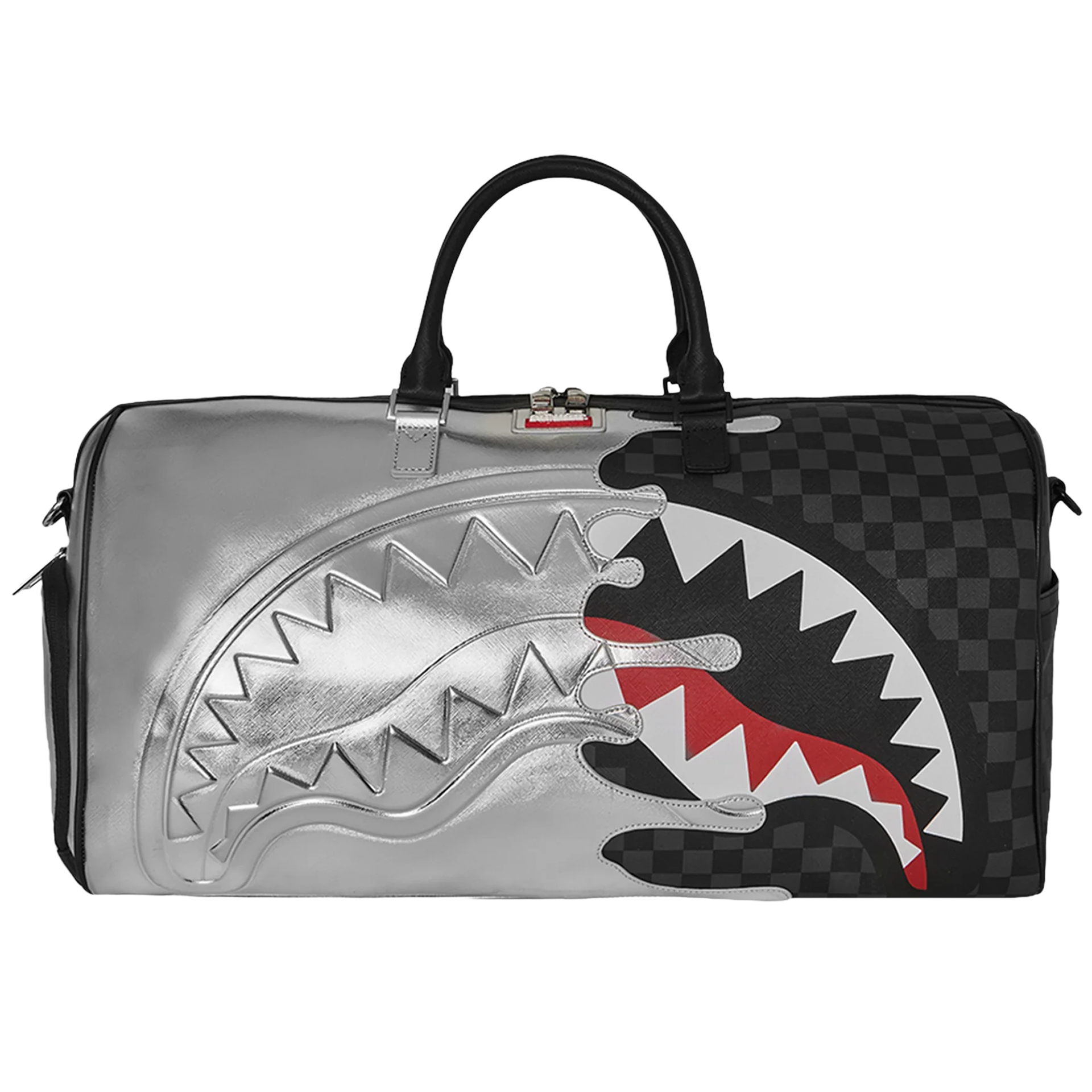 Sprayground - Silver Side Drip Duffle – FUTURE RFRNCE
