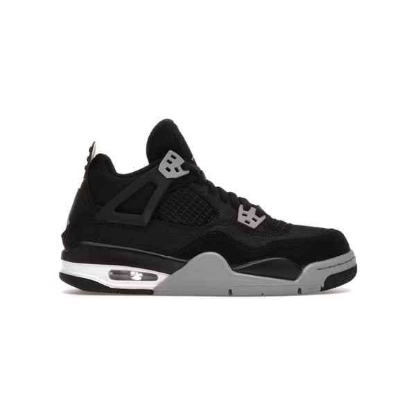 Jordan 4 Retro Black Canvas (GS)