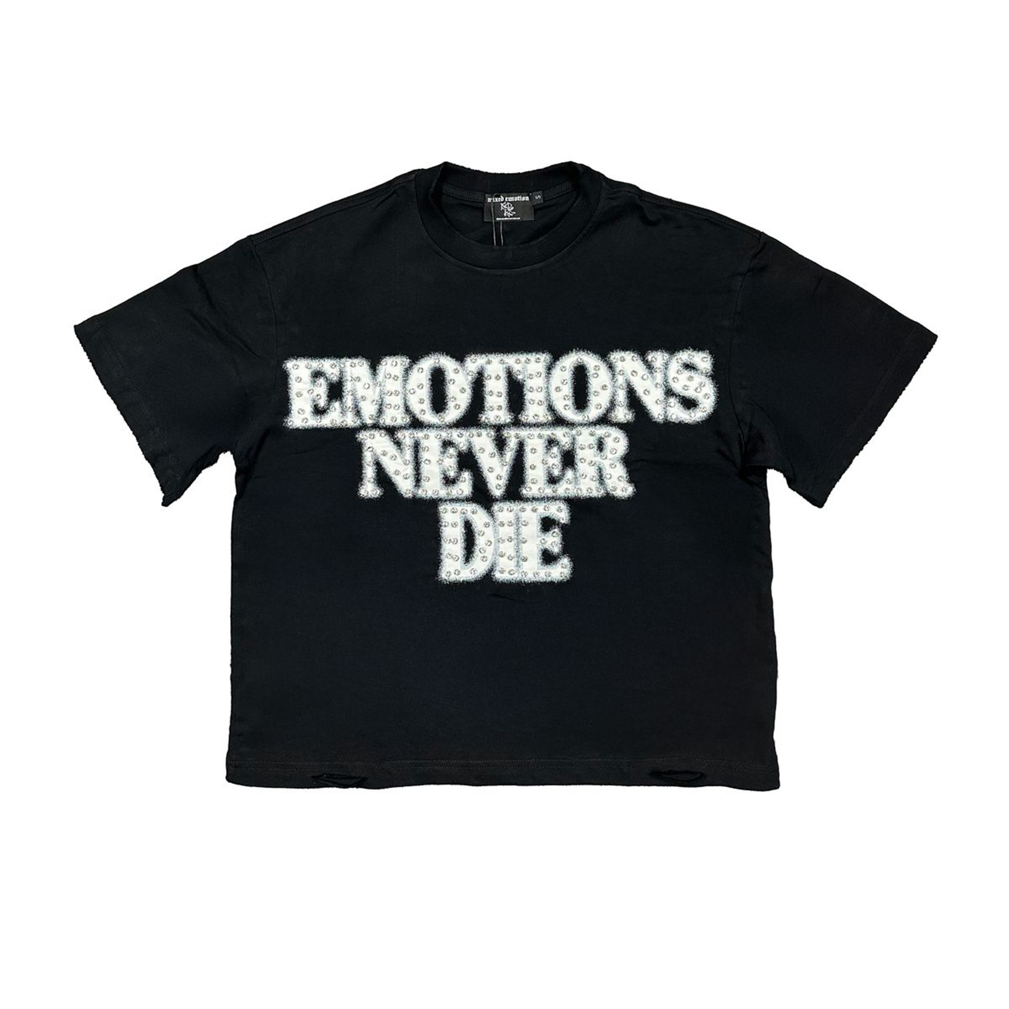 Mixed Emotion - End Rhinestone Tee