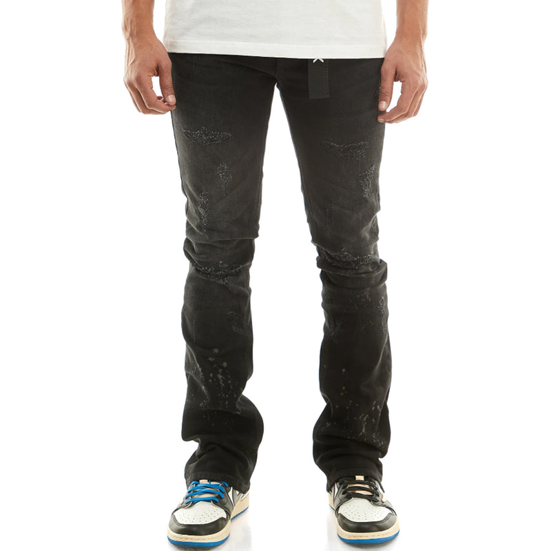 KDNK - Distressed Flare Jeans