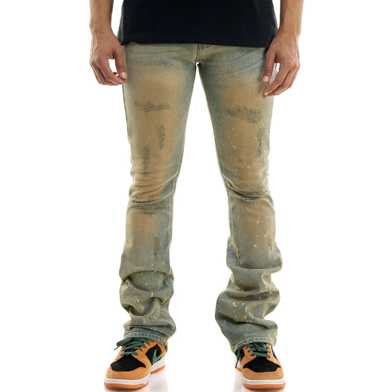 KDNK - Distressed Flare Jeans