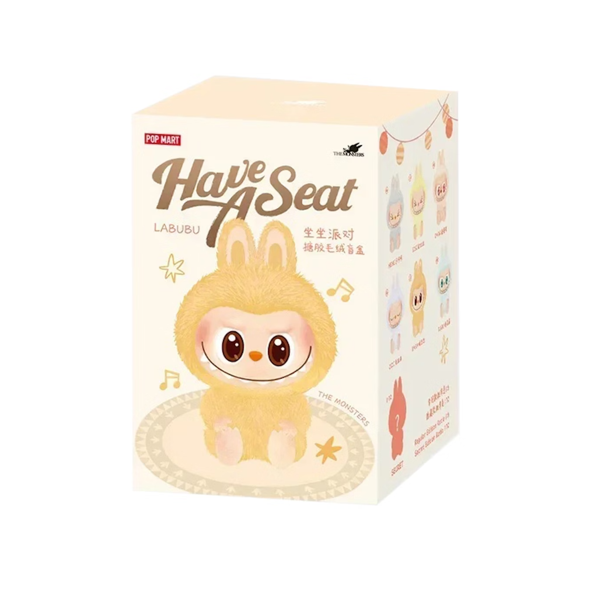Pop Mart Labubu The Monsters Have a Seat Vinyl Plush Blind Box