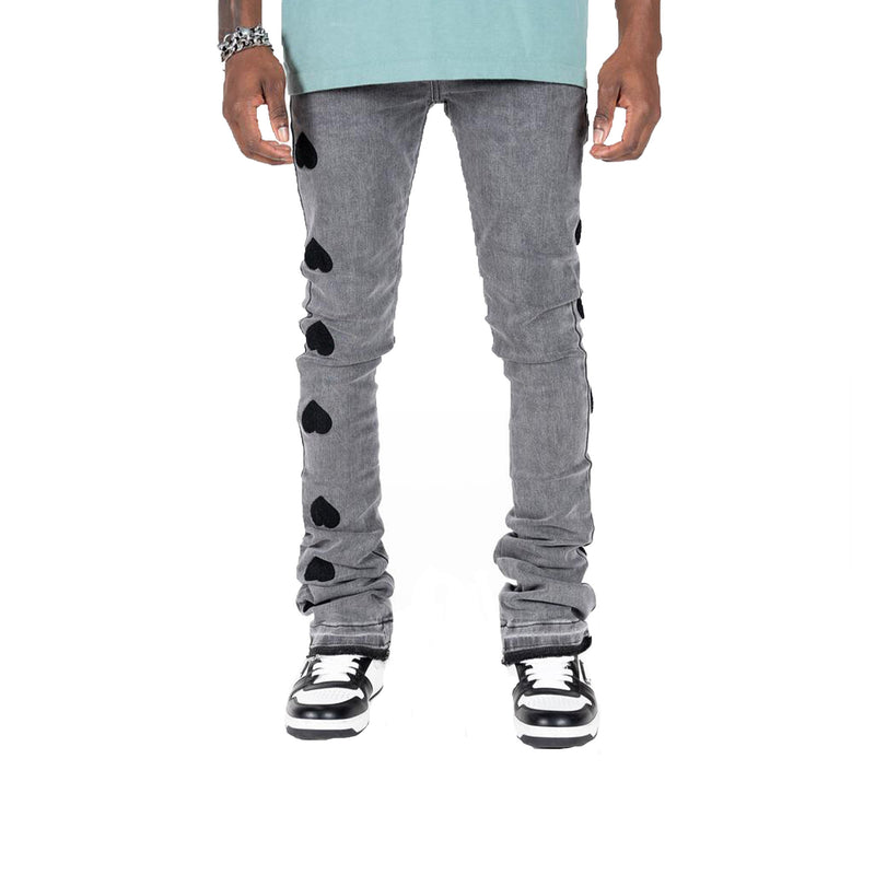 Pheelings - "Heartbeat of Success" Stacked Denim