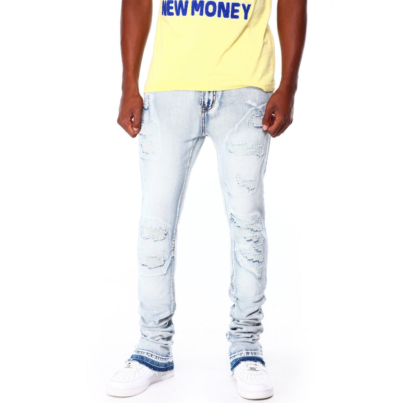 Waimea - Rip & Repair Stacked Jean
