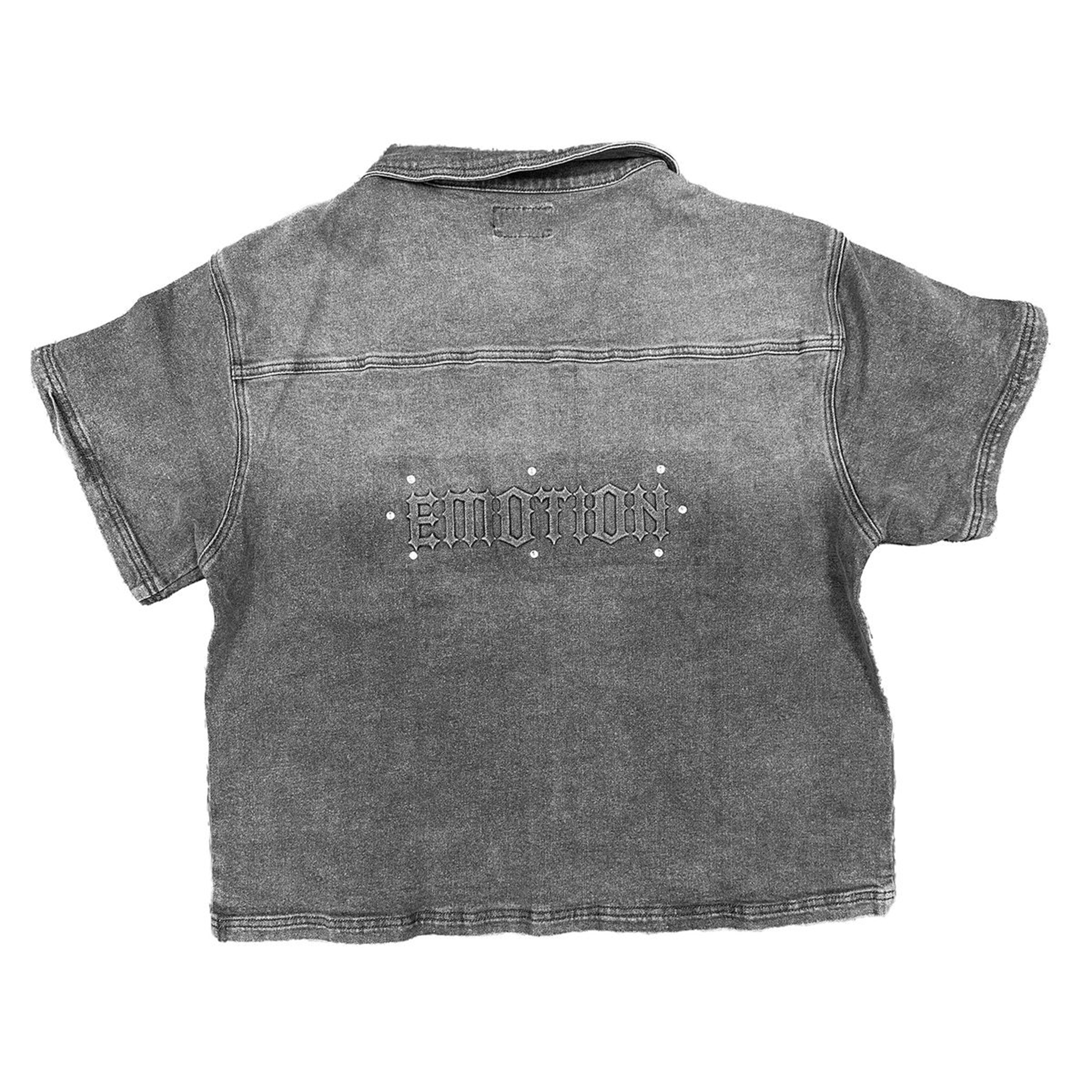 Mixed Emotion - Paisley Denim Button Up