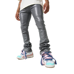 Serenede - Steel Stacked Jeans